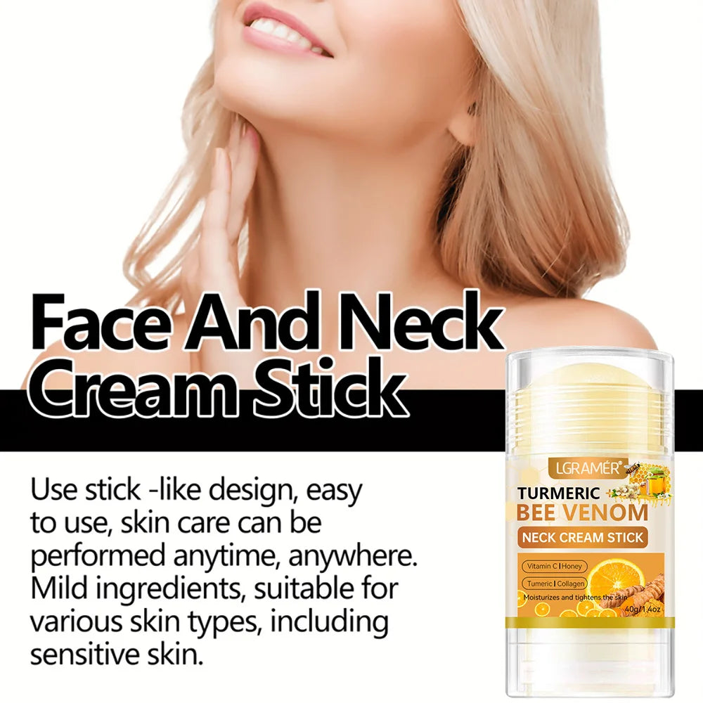 Seliste Beauty Turmeric Vitamin C Neck Cream Stick Face Cream Stick Anti-Aging